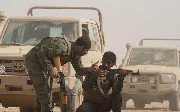 Raqqa Internal Security Force QRF Training