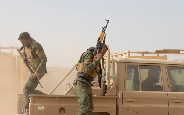 Raqqa Internal Security Force QRF Training