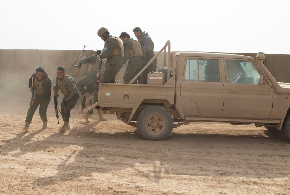 Raqqa Internal Security Force QRF Training