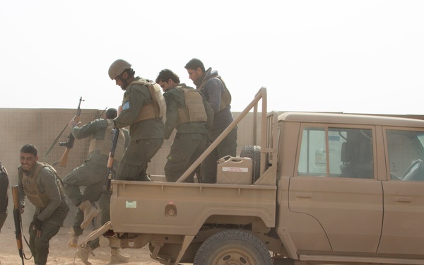 Raqqa Internal Security Force QRF Training
