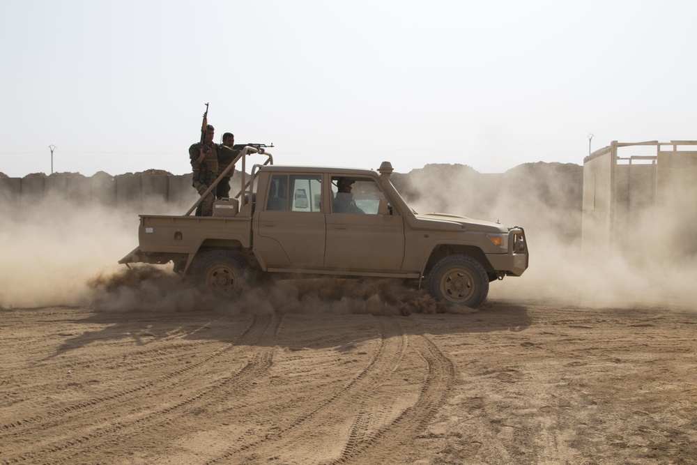 Raqqa Internal Security Force QRF Training