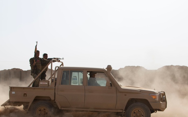Raqqa Internal Security Force QRF Training