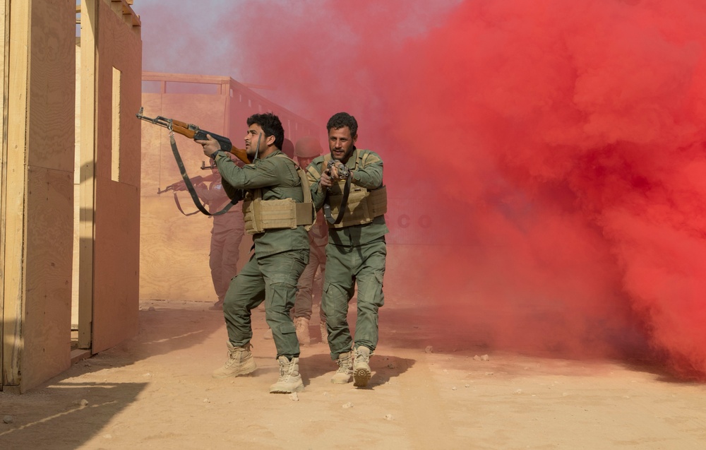 Raqqa Internal Security Force QRF Training