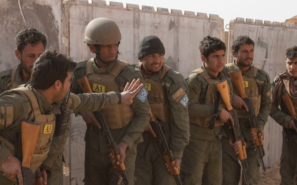 Raqqa Internal Security Force QRF Training