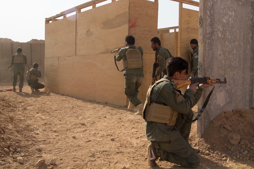 Raqqa Internal Security Force QRF Training