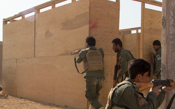 Raqqa Internal Security Force QRF Training