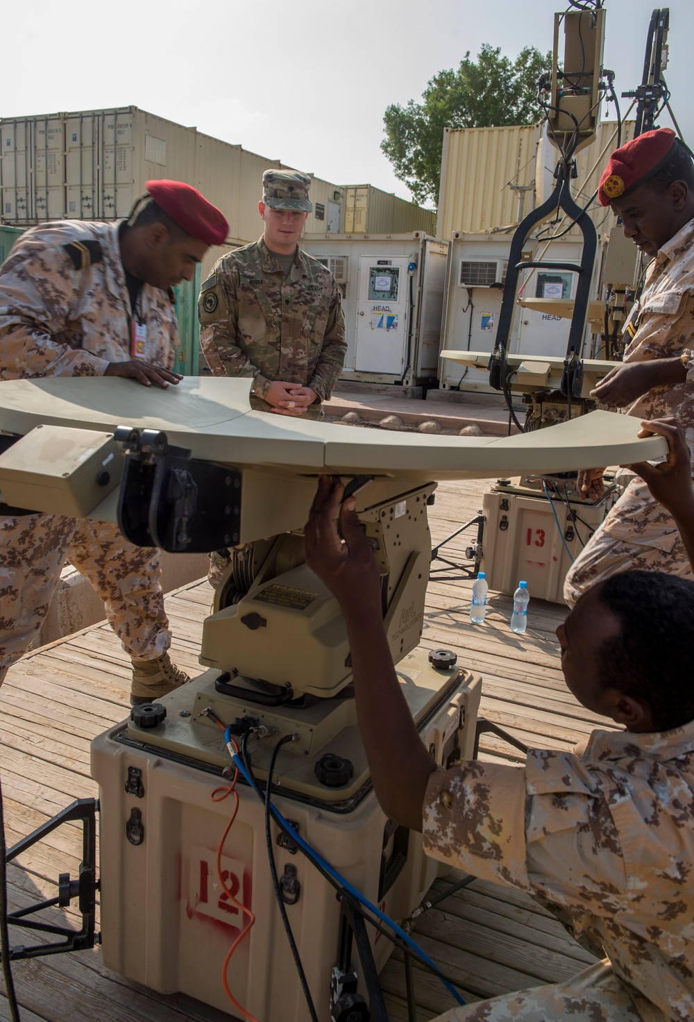 CJTF-HOA shares communications expertise with Djiboutian military partners