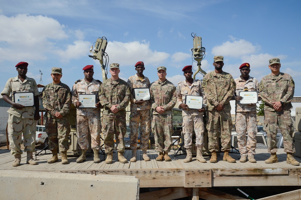 CJTF-HOA shares communications expertise with Djiboutian military partners