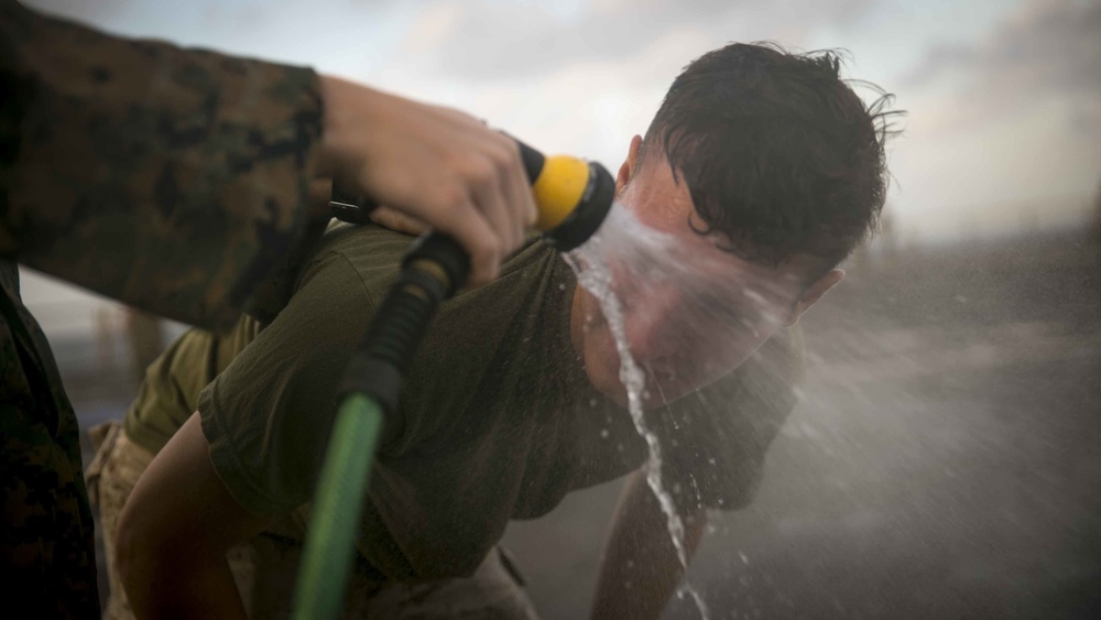 Non-lethal Weapons Training: I've seen fire and I've seen rain (in your eyes)