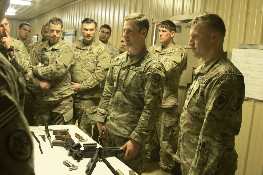 4th Battalion, 1st SFAB conducts foreign weapons training