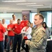 Recovery Field Office Commander speaks with team members