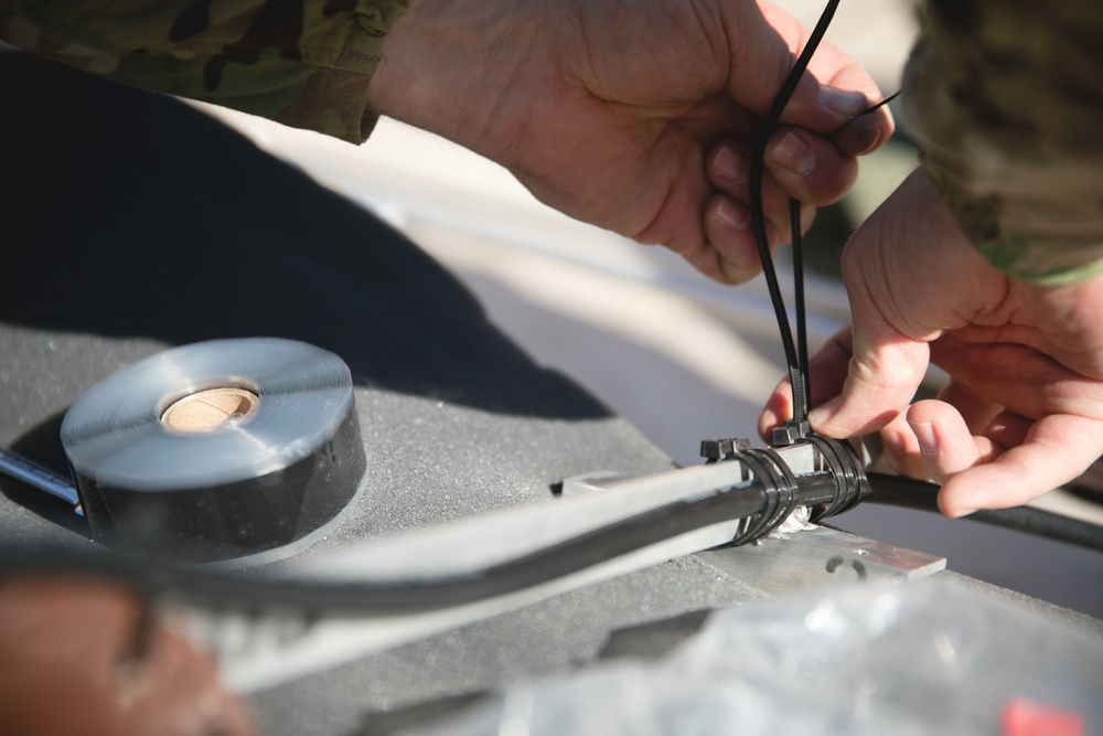 Communication antenna deployment