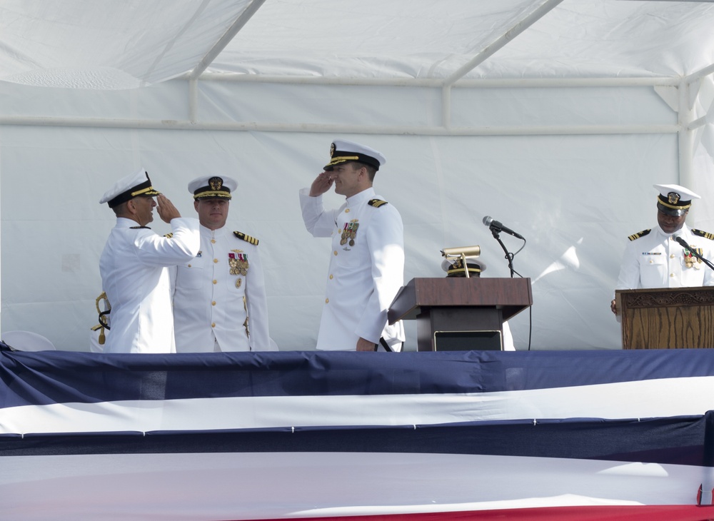 USS Asheville Holds Change of Command