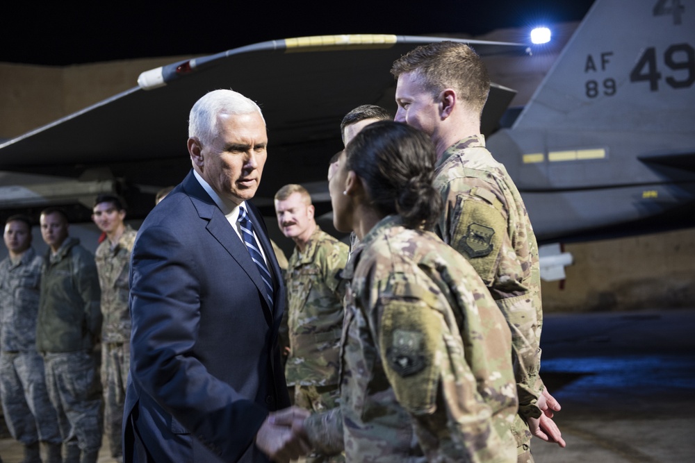 Red Tails welcome Vice President Mike Pence