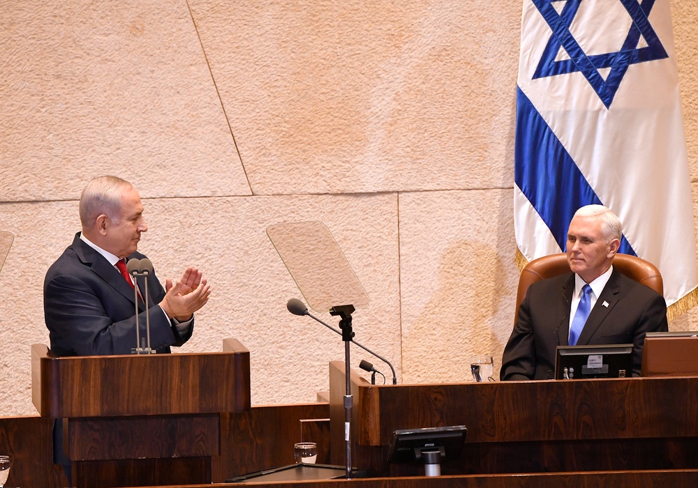 Vice President Mike Pence visits Israeli Knesset, delivers remarks