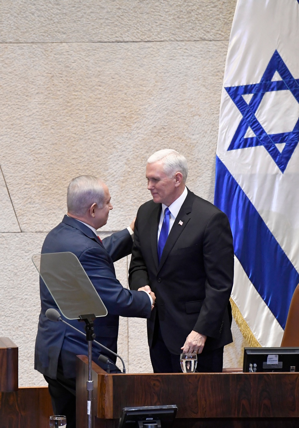 •	Vice President Mike Pence visits Israeli Knesset, delivers remarks