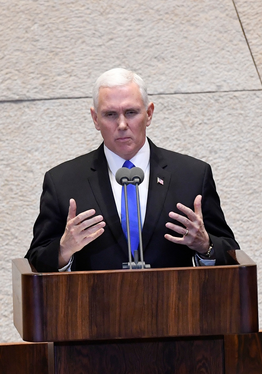 Vice President Mike Pence visits Israeli Knesset, delivers remarks