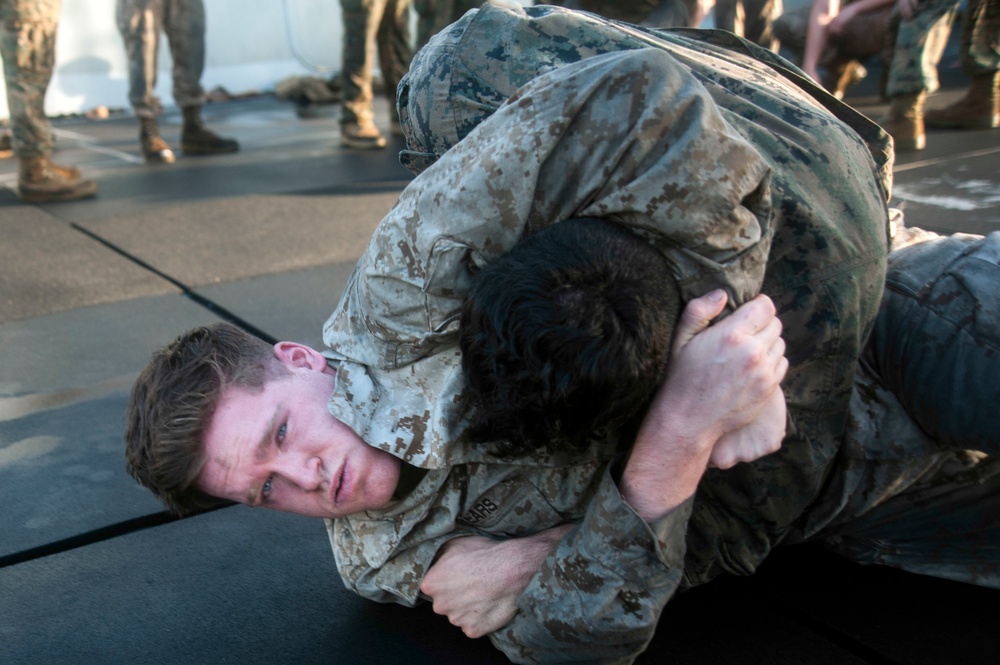 USS San Diego (LPD 22) Marine Corps Martial Arts Program