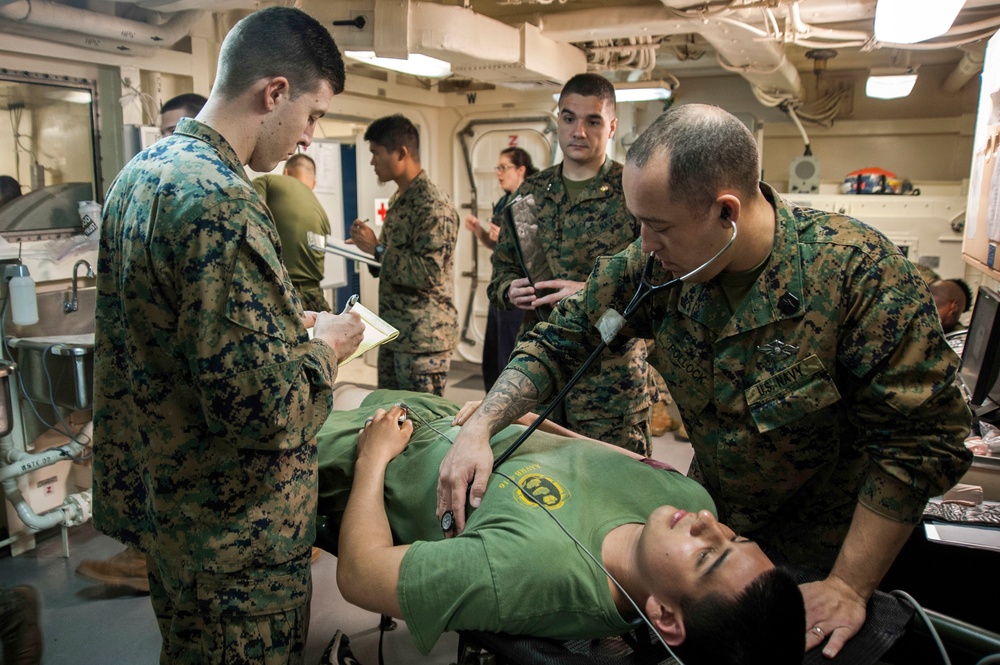 USS San Diego (LPD 22) Medical Training Team