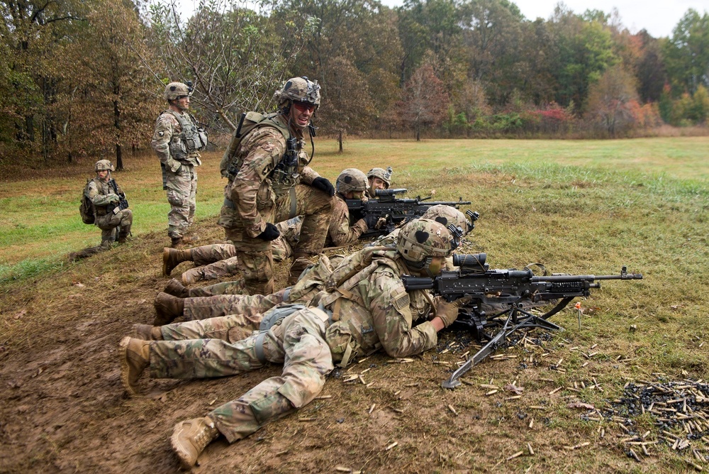 “Attack” company tackles live fire exercise