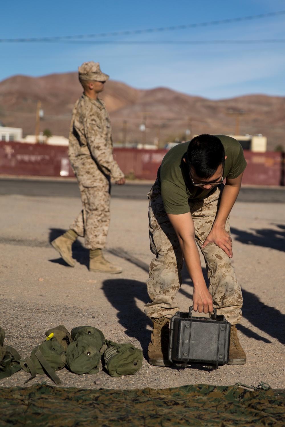 2nd LAAD Participates In A Field Training Exercise At National Training Center Fort Irwin