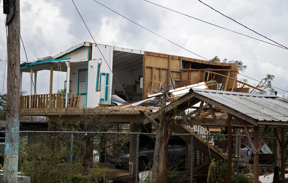 Home Destroyed by Hurricane María