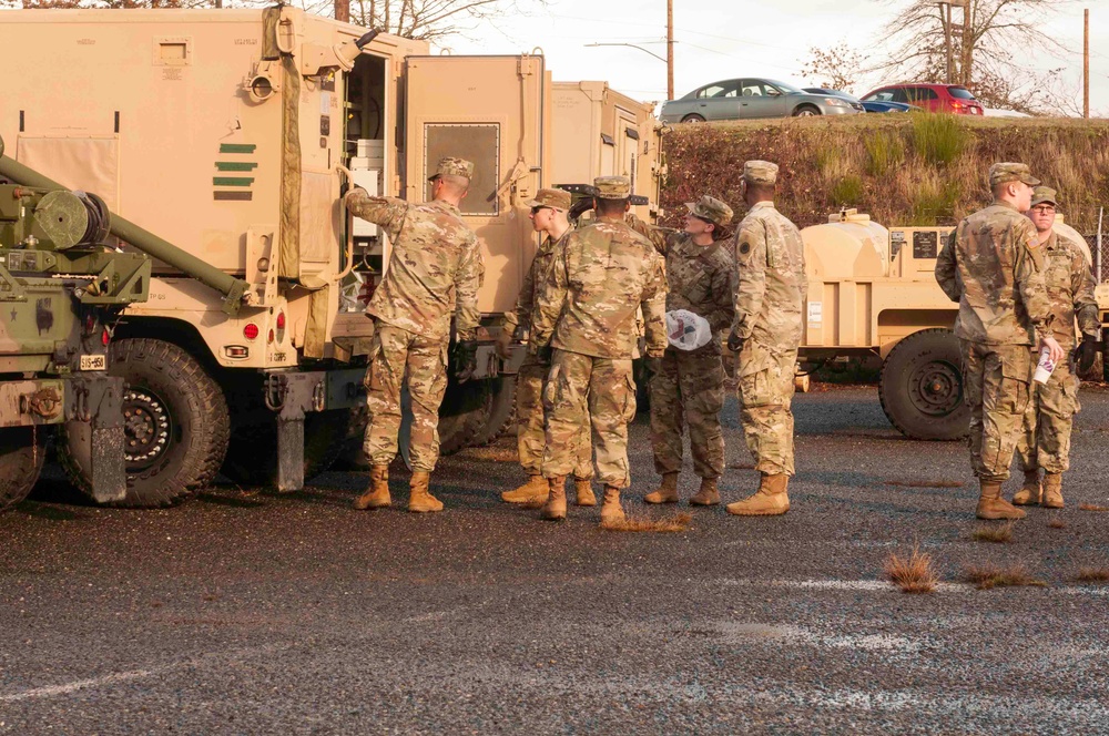 HHB, I Corps PMCS Vehicles following Warfighter 18-2