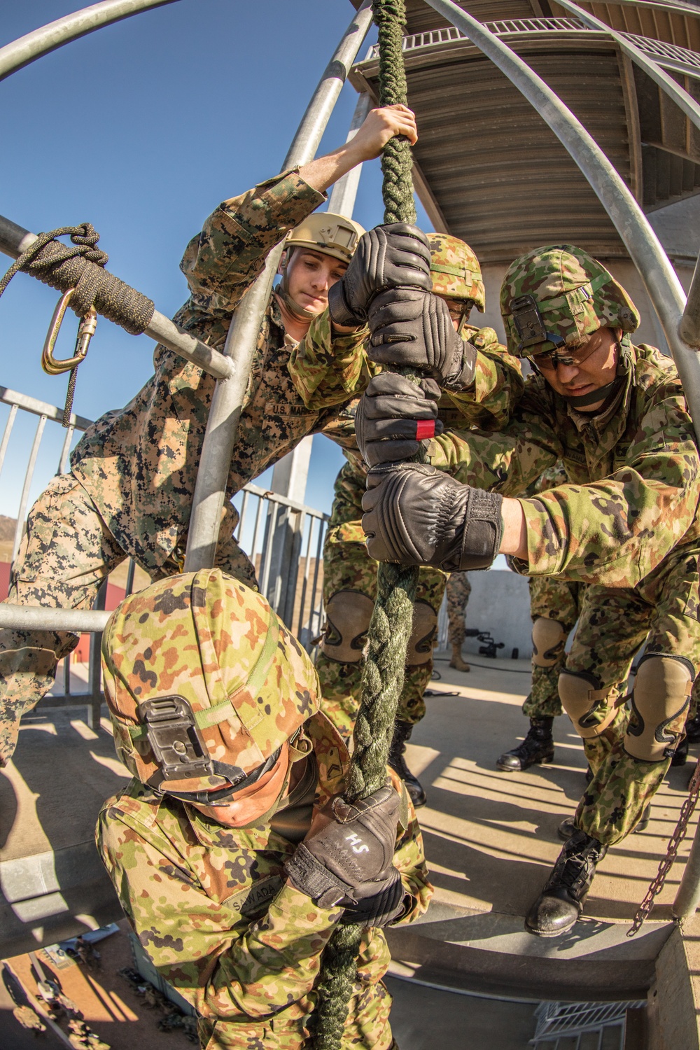 Exercise Iron Fist 2018: Fast Rope Drills