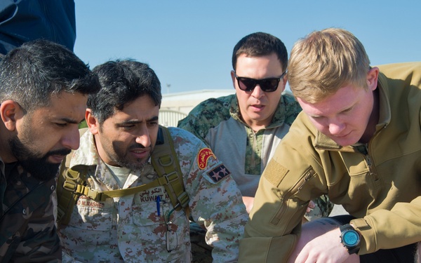 Commander, Task Group (CTG) 56.1, KNF Forces conclude explosive ordnance disposal exercise EAGER RESPONSE 18