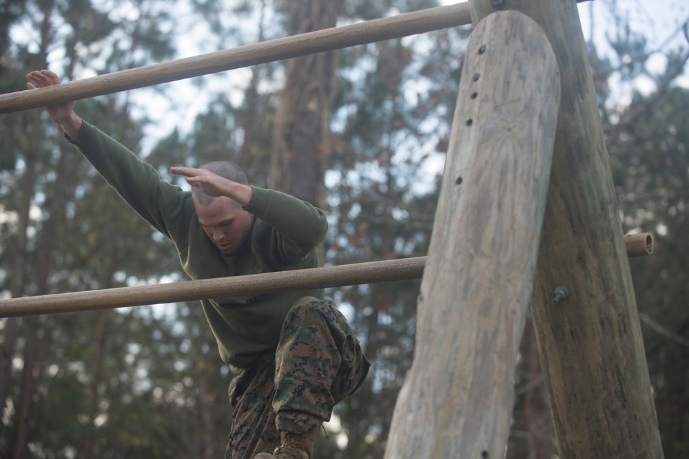 Alpha and Oscar Company Confidence Course