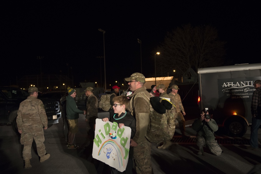 Security Forces, families welcome wingmen home
