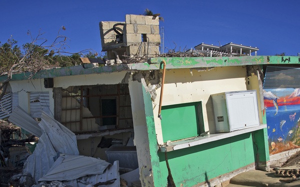 Destroyed Villa del Ojo Fish Market Building