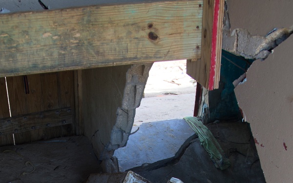 Refrigerator Filled With Sand