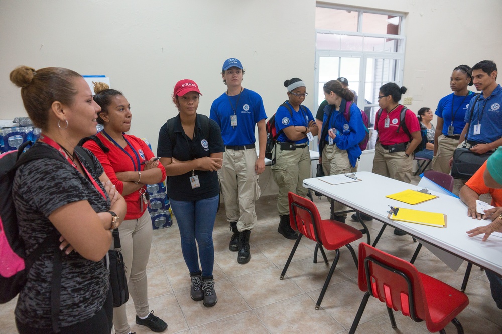 FEMA CORPS Helping in Naranjito DRC Opening