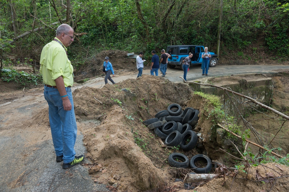 Damaged Bridges in Utuado