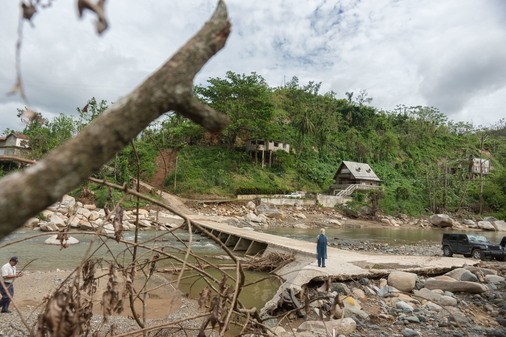 Utuado Bridge inspection.