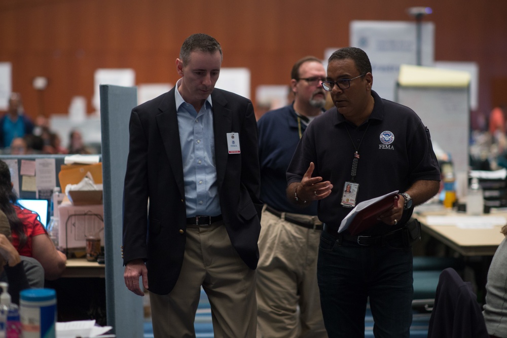 Congressman Brian Fitzpatrick visits Puerto Ricos Joint Field Office.