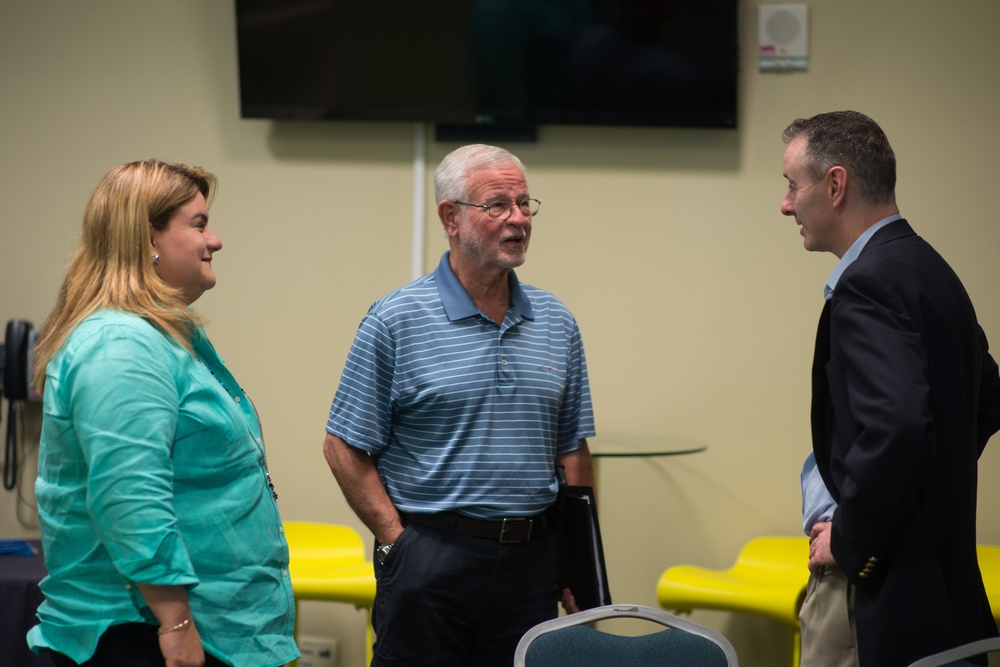 Congressman Brian Fitzpatrick visits the Joint Field Office.