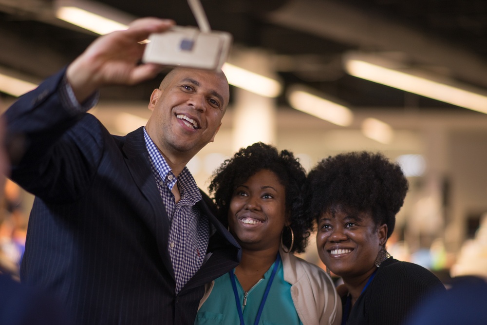 Senator Cory Booker Visits Puerto Rico JFO