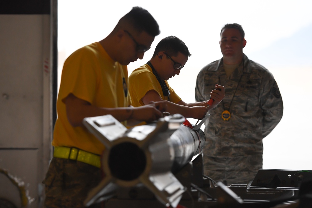 F-35A weapons loading competition