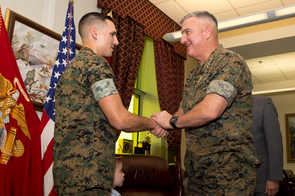 Staff Sergeant Scholly Promotion Ceremony