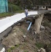 Water Pipeline Exposed in Naguabo