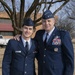 Lt. General Jerry Martinez poses with new Air Force pilot