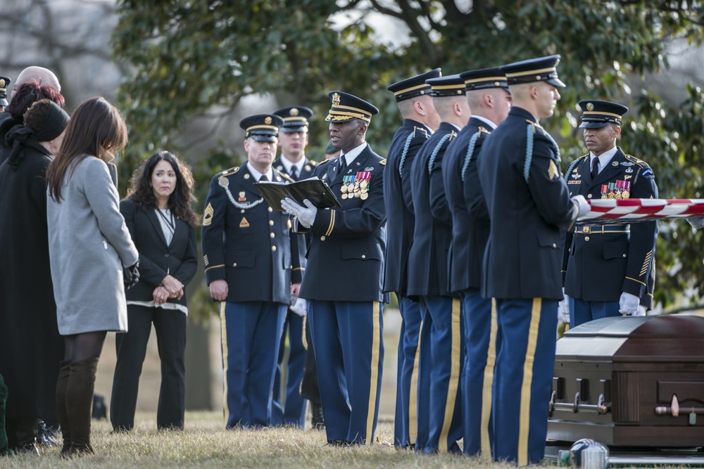 Full Honors Funeral for U.S. Army Sgt. 1st Class Mihail Golin in Section 60