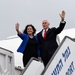 Vice President Mike Pence departs from Israel