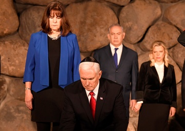Vice President Mike Pence visits Yad Vashem
