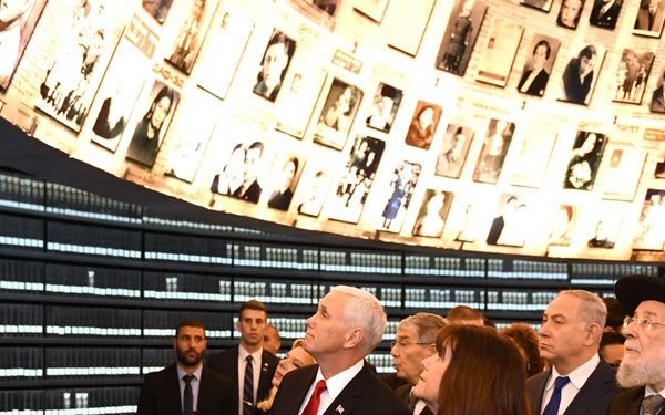 Vice President Mike Pence visits Yad Vashem