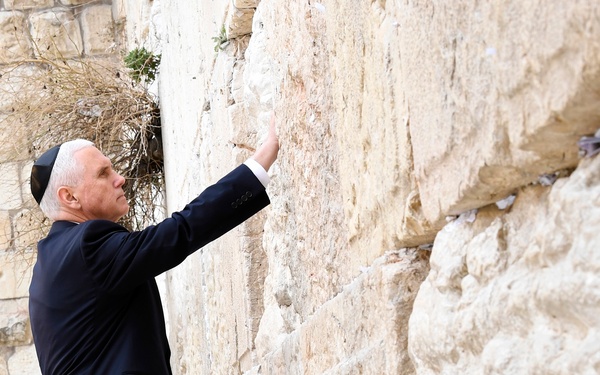 Vice President Mike Pence visits Western Wall