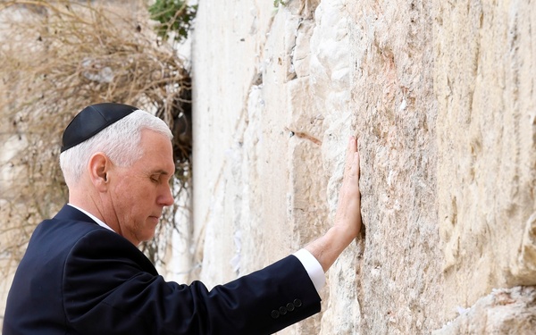 Vice President Mike Pence visits Western Wall