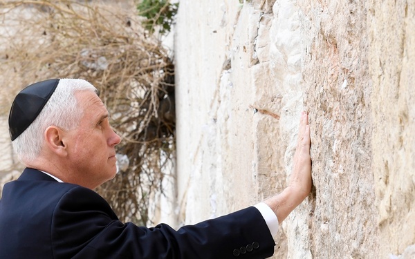 Vice President Mike Pence visits Western Wall